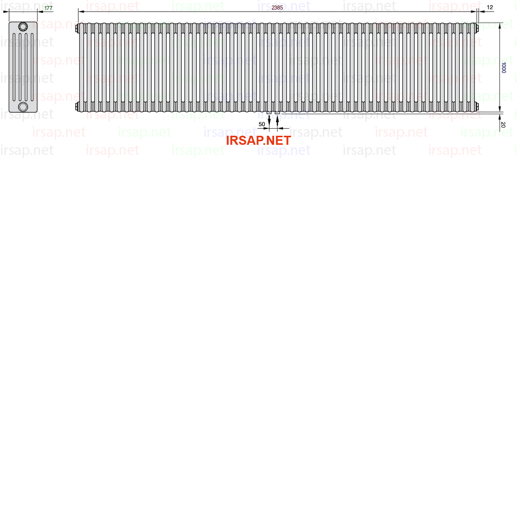 Радиатор IRSAP Tesi 51000/53 T50 CL 01